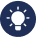 blue lightbulb